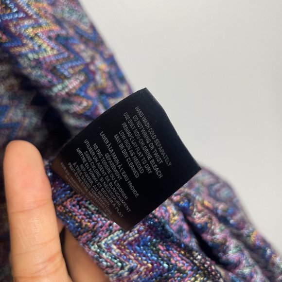 Anthropologie Maeve Westwater Chevron Knit Dress Size XS Boho Bohemian - Picture 9 of 10